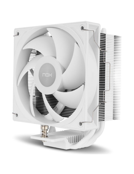 ph2HUMMER R 400 Blanco h2pHIGH PERFORMANCE CPU COOLER pulliCompatible con Intel y AMD liliVentilador de 120 mm con PWM liliFaci