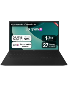 h2Portatil 15 LG gram 15ZD80T AMD Ryzen AI 5 16 GB RAM 512 GB SSD h2divp pul liCon solo 1290 g de peso hasta 27 horas de bateri
