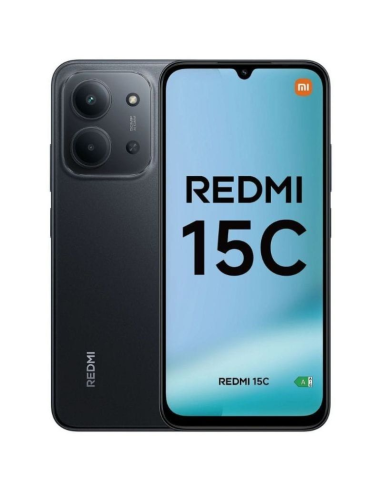 Smartphone xiaomi redmi 15c 4gb/ 256gb/ 6.9'/ negro