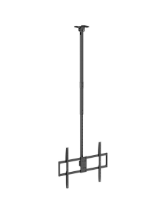h2CT100TSLE 393 8211 Soporte de Techo PRO Giratorio Inclinable Extensible y Nivelable para Monitor TV 80kg de 50 100 Negro h2pS