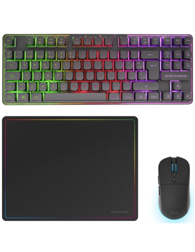 h2COMBO INALaMBRICO GAMING 3 EN 1 MCPWTKL h2pEl equilibrio perfecto entre rendimiento diseno y libertad inalambrica con el comb