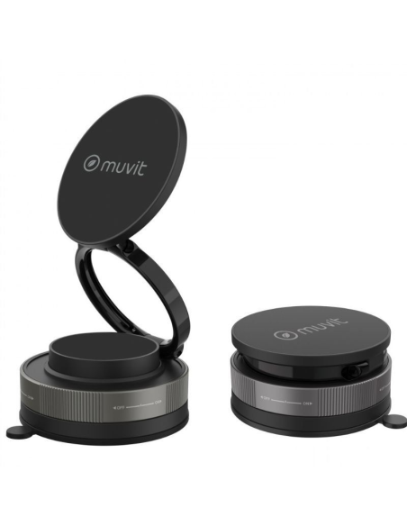h2muvit for change soporte coche y sobremesa plegable universal magnetico con ventosa negro h2divTener el movil bien sujeto es 