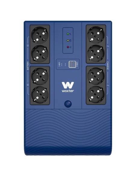p ph2SAI Woxter Multibase 800VA 480W 8211 Proteccion avanzada para tus dispositivos h2pEl SAI Woxter Multibase 800VA es la solu