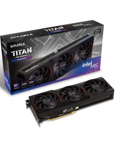 div h2SPARKLE Intel Arc8482 B580 TITAN Nox OC h2 pTarjeta grafica con 12GB GDDR6 ray tracing Intel XeSS soporte 8K y sistema TO