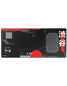ph2GXT 759 Alfombrilla de raton gaming de tamano XXL h2p ppAlfombrilla de raton gaming de tamano XXL con bordes cosidos para ju