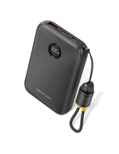 ph2Vention 10000mAh Power Bank 225W h2ulli10000 mAh 225 W liliCable de carga incorporado liliCarga hasta 2 dispositivos liliApt