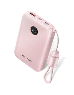 ph2Vention 10000mAh Power Bank 225W h2ulli10000 mAh 225 W liliCable de carga incorporado liliCarga hasta 2 dispositivos liliApt