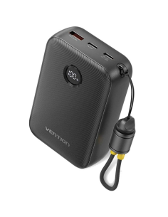 ph2Compacto y portatil h2pPower Bank de 2258239W y 200008239mAhbrCon cable USB C desmontable incorporado ph2Permanece seguro co