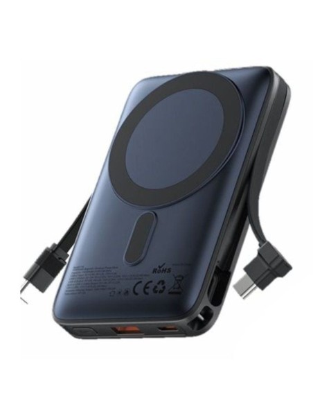 h2Power Bank Magnetico Inalambrico Vention 100008239mAh h2pBateria externa magnetica de 100008239mAh USB C USB C USB A Inalambr