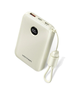 ph2Vention 10000mAh Power Bank 225W h2ulli10000 mAh 225 W liliCable de carga incorporado liliCarga hasta 2 dispositivos liliApt