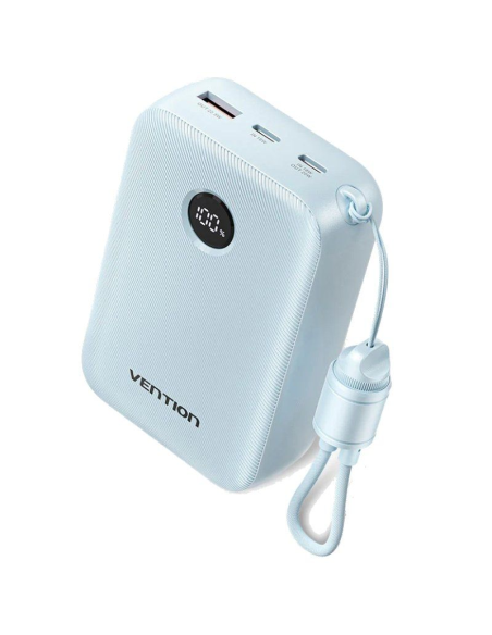 h2Compacto y portatil h2pPower Bank de 2258239W y 200008239mAhbr Con cable USB C desmontable incorporado ph2Permanece seguro co