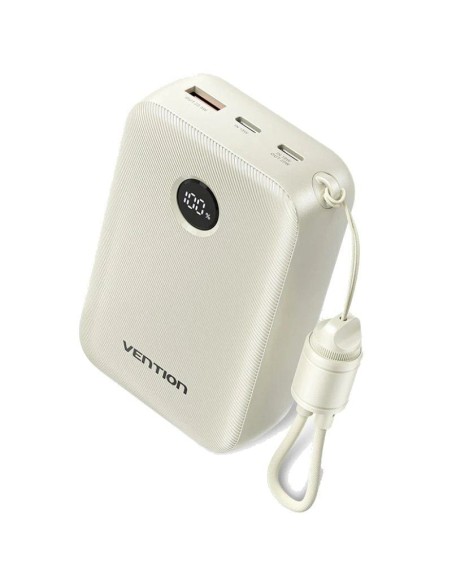 ph2Compacto y portatil h2pPower Bank de 2258239W y 200008239mAhbrCon cable USB C desmontable incorporado ph2Permanece seguro co