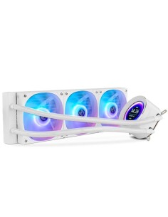 ph2X 360 LCD Blanco h2pLCD 360MM LIQUID COOLING SYSTEM ppHummer X 360 LCD es un kit de refrigeracion liquida all in one facil d