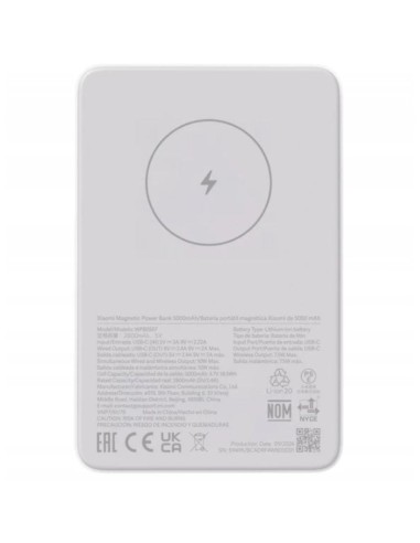 h2Xiaomi Magnetic Power Bank 5000mAh h2pCompacta e inalambrica proporciona carga instantanea tras la conexionbr pph2Solo tienes