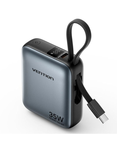 h2Vention 10000mAh Power Bank 35W h2ul liCapacidad de 10000 mAh li liCompacto y portatil li liCarga rapida PD y PPS de 35 W li 