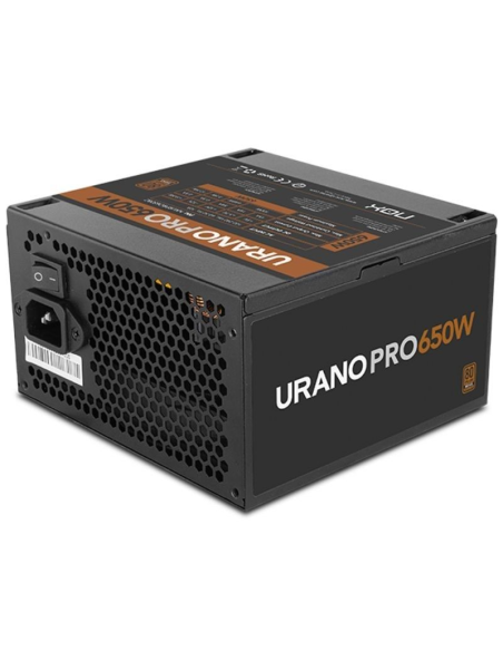 h2URANO PRO 650W Bronze h2p80 PLUS BRONZE POWER SUPPLY pul liCertificado 80 PLUS Bronze li liVentilador ultrasilencioso de 120 