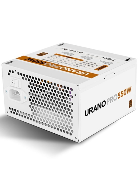 h2URANO PRO White 550W Bronze h2divp80 PLUS BRONZE POWER SUPPLY ppul liCertificado 80 PLUS Bronze li liDiseno pure white li liV