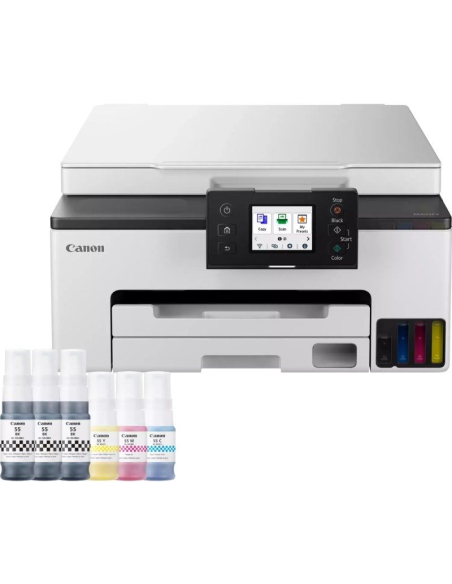 h2Canon MAXIFY GX1050 h2pLlevate la experiencia de la oficina a casa con esta impresora MegaTank 3 en 1 compacta Imprime grande