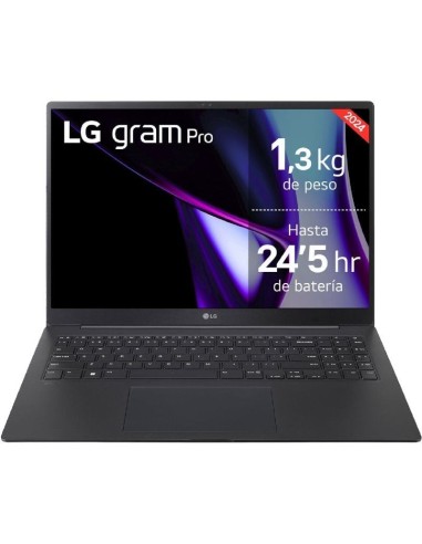 h2LG gram Pro 16 OLED Intel Core Ultra 7 32GB 1TB SSD RTX 3050 1279Kg 13mm grosor 245h h2ul liUltraligero con tan solo 12Kg de 