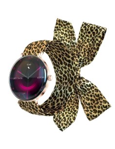 h2Reloj inteligente Forever SB 370 Lucca en oro rosa h2divul liDiagonal de pantalla 143 li liResolucion de pantalla 466 x 466px