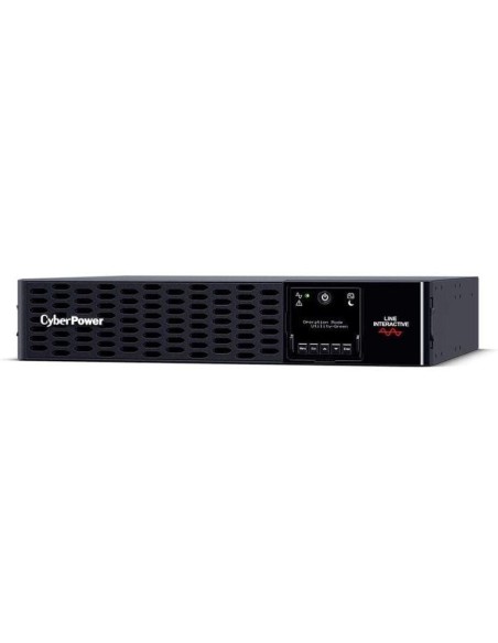 pCyberPower PR1000ERT2U con diseno rackmount garantiza proteccion de respaldo de energia para sistemas de cine en casa disposit