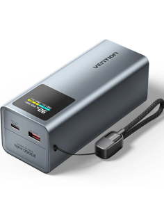h220000mAh Power Bank USB C USB C USB A 100W Gray TFT Display Type h2div h2Especificaciones h2 div ul libMarca b Vention li lib