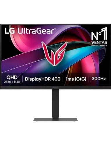 p ph2Monitor Gaming LG UltraGear 27 IPS QHD 2560X1440 300Hz 1 ms h2p pul liPanel IPS con frecuencia de actualizacion de 300 Hz 