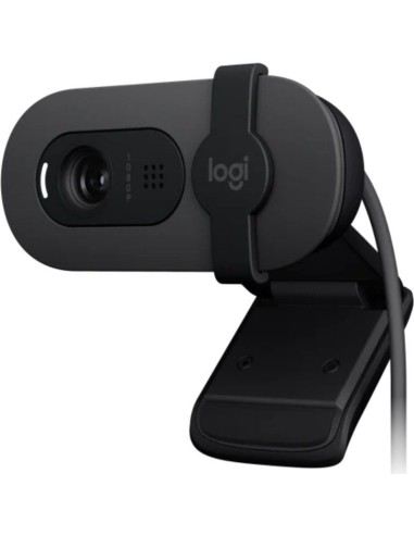 ph2Brio 105 h2pUna camara webcam empresarial Full HD 1080p con equilibrio de iluminacion automatico tapa de privacidad integrad