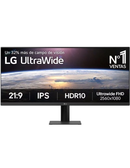 h2Monitor LG UltraWide 34 IPS UWFHD 100 Hz Negro h2p pp pul liDisfruta de un 32 mas de espacio visual con el formato panoramico