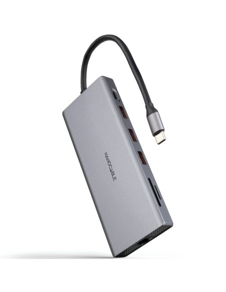 h2USB C 12 en 1 USB C 31 a 3 USB A 32 USB C 32 USB C PD 2 HDMI 4K a 60 Hz DP 4K a 60 Hz RJ45 1 Gbps TF SD conector de audio de 