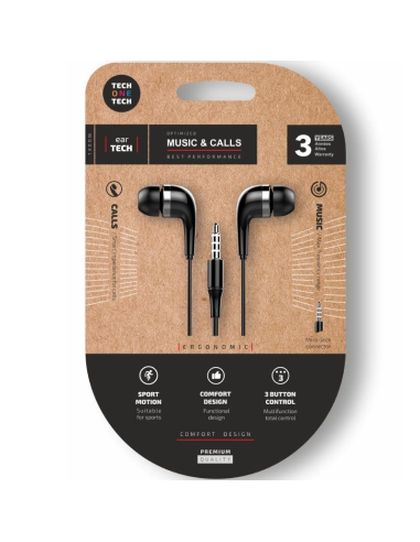 h2Auriculares soft earTECH blacknbsp intrauditivos jack h2ppAuriculares soft earTECH ergonomicos sonido estereo con microfono c