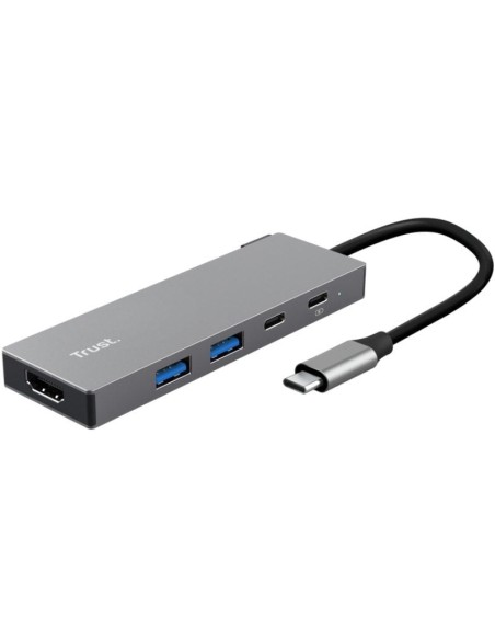 ph2Dalyx Adaptador multipuerto USB C 5 en 1 h2pAdaptador multipuerto 5 en 1 para anadir puertos HDMI USB C y USB A al portatil 