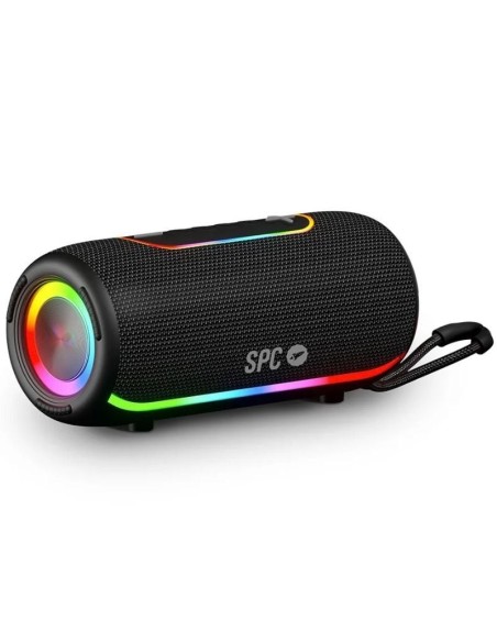 ph2SPC ORBITAL STORM h2divpAltavoz Bluetooth con 60 W de potencia y dos grandes diafragmas para un sonido espectacular luces si