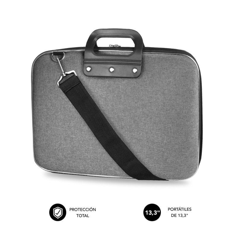 pEl maletin para ordenadores portatiles Subblim EVA Laptop Bag PL presenta un diseno elegante y ligero con un interior fabricad