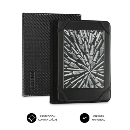 pul liFunda para eReader compatible con todos los modelos de hasta 6 li liResistente material exterior con acabado en simil Fib