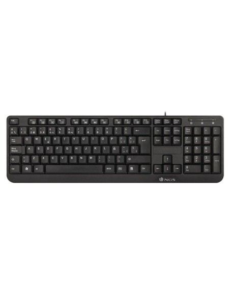 pNGS FunkyV3 es un practico teclado con conexion USB que cuenta con 12 teclas multimedia que hacen mas sencillo y rapido el acc