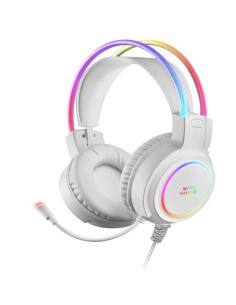 p ph2AURICULARES GAMING MHRGB h2Iluminacion 360º CHROMA en la diadema y laterales sonido espacial Ultra BASS 3D y microfono co