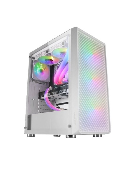 ph2SEMITORRE GAMING MC F h24 ventiladores ARGB de serie para PCs de rendimiento extremo ventana de cristal templado soporte com