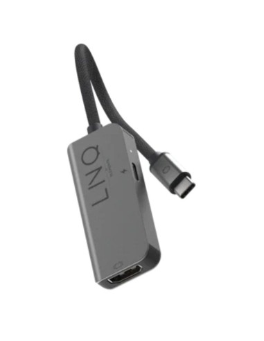 h2Adaptador HDMI 4K 2 en 1 con PD h2pDisfruta del contenido en la pantalla grande El adaptador HDMI 2 en 1 proporciona video y 
