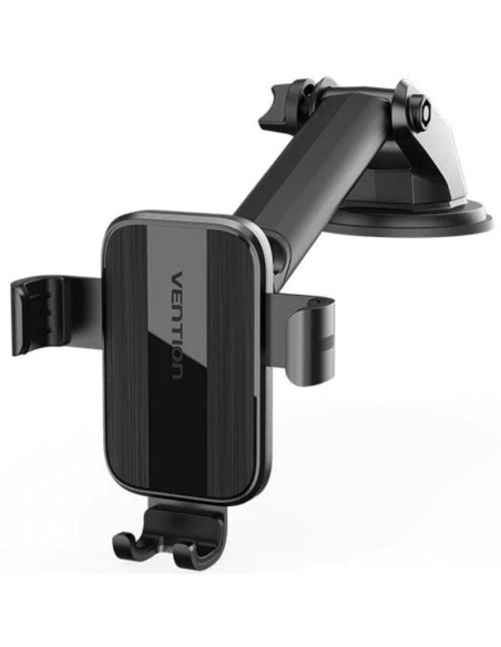 h2Soporte de telefono para automovil con sujecion automatica con ventosa tipo cuadrado negro h2p ppLa ventosa proporciona una s