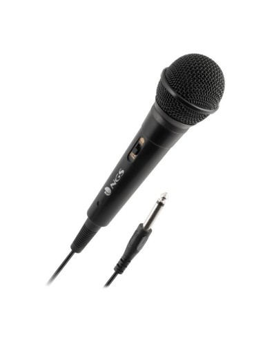 pMicrofono vocal ideal para Karaoke Dispone de un cable de 3 metros de longitud y de boton de on off Con el seras el rey de tod