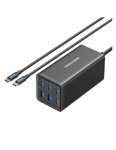 h2VENTION 6 Port USB Desktop FENB0 EU h2divCargador de escritorio USB de 6 puertos C C C C A A 140W 140W 45W 20W 18W 18W Negrob