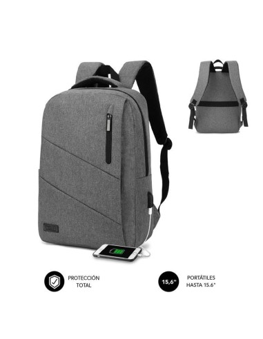 pLa mochila para portatil Subblim City Backpack de 1568221 resulta imprescindible en todos tus viajes o desplazamientos Facilit