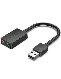 divph2TARJETA DE SONIDO EXTERNA USB DE 2 PUERTOS h2pMas posibilidades de audio ph2USB a auricular microfono h2presuelva el prob