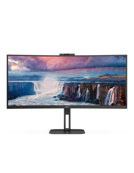 ph2Idea para una oficina domestica elegante h2pEl AOC CU34V5CW es un monitor curvo sin marco de tres lados equipado con un pane