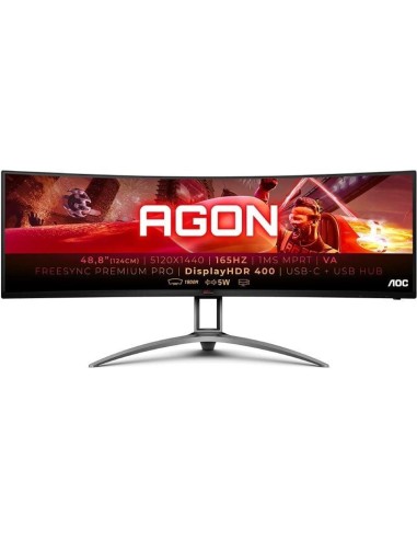 ph2Monitor AG493UCX2 h2h2LO uLTIMO EN INMERSIoN h2pSumergete el doble en tus juegos con el monitor curvo AG493UCX2 con su ampli