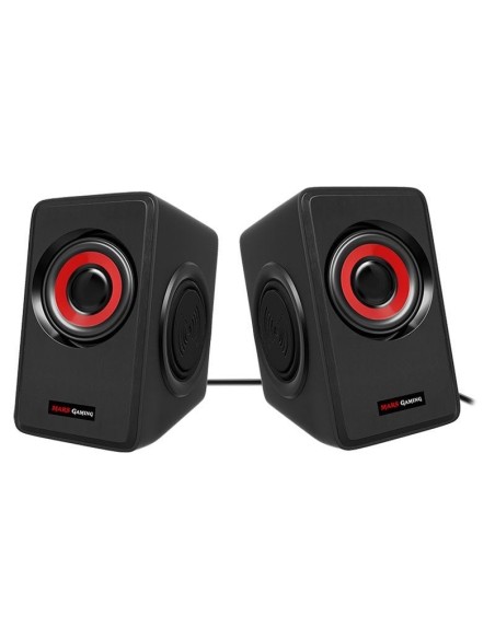 Adentrate en el gaming con los MS1 Compactos y equipados con 6 drivers de sonido y 10W de potencia estos altavoces cubriran tod