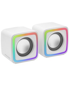 p ph2ALTAVOCES PARA JUEGOS MSCUBE h2Iluminacion RGB sonido DSP espacial tamano compacto y excelentes materiales en los altavoce