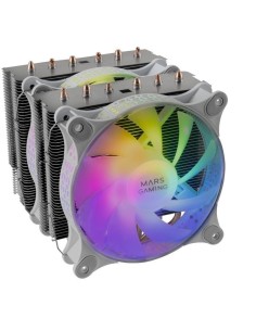 ph2DISIPADOR ARGB MCPU XTW h2pEl disipador por aire mas potente con doble torre de disipacion y dos ventiladores ARGB silencios