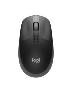 p ph2COMODIDAD EN TAMANO NORMAL TECNOLOGiA INALaMBRICA SIN DEMORAS h2Logitech M190 es un raton inalambrico de tamano normal con